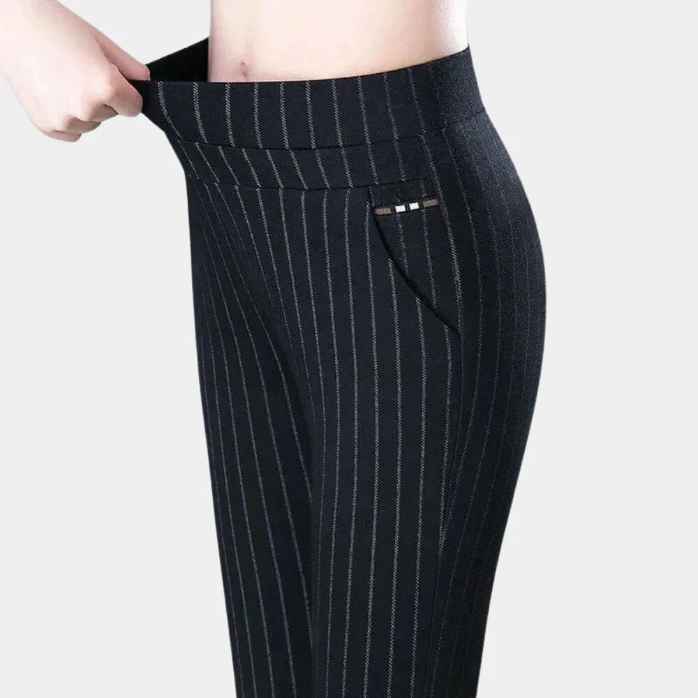 Sophie - Stretchbroek met hoge taille en zakken