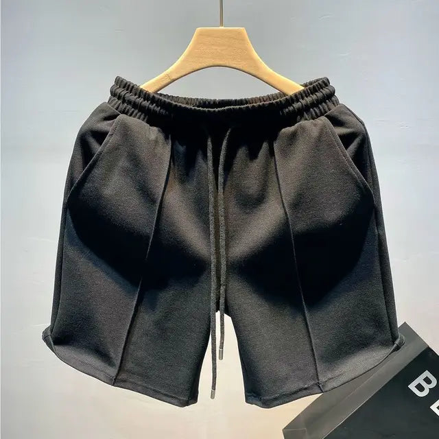 Leo - Relaxed-fit shorts met verstelbaar trekkoord en stijlvolle plooien aan de voorkant
