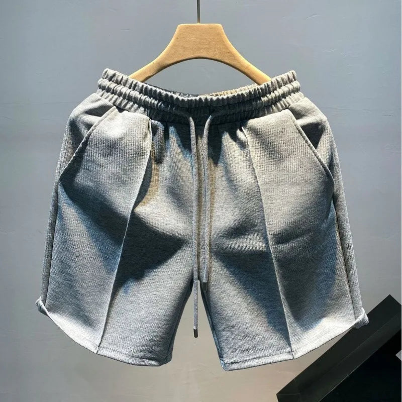 Leo - Relaxed-fit shorts met verstelbaar trekkoord en stijlvolle plooien aan de voorkant