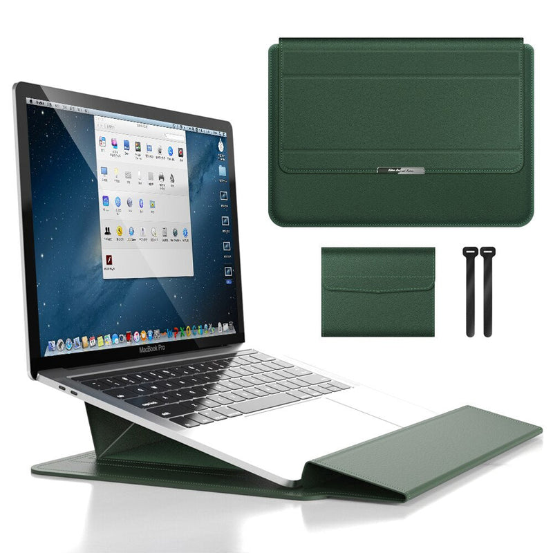 FlexiGuard - Multifunctionele laptophoes met ingebouwde standaard en polssteun