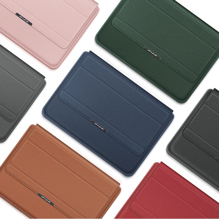 FlexiGuard - Multifunctionele laptophoes met ingebouwde standaard en polssteun