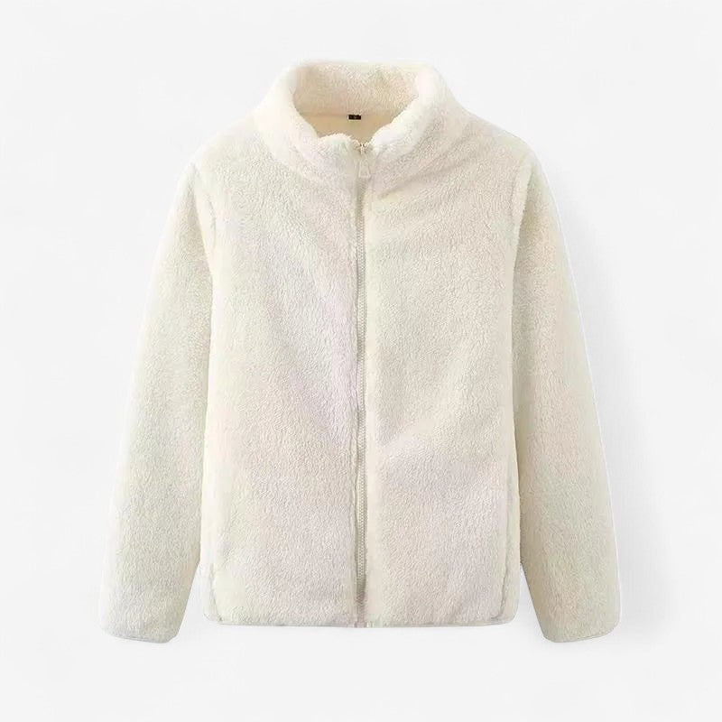 Kimberly - Dubbelzijdige Jas met Lange Mouwen en Ritssluiting