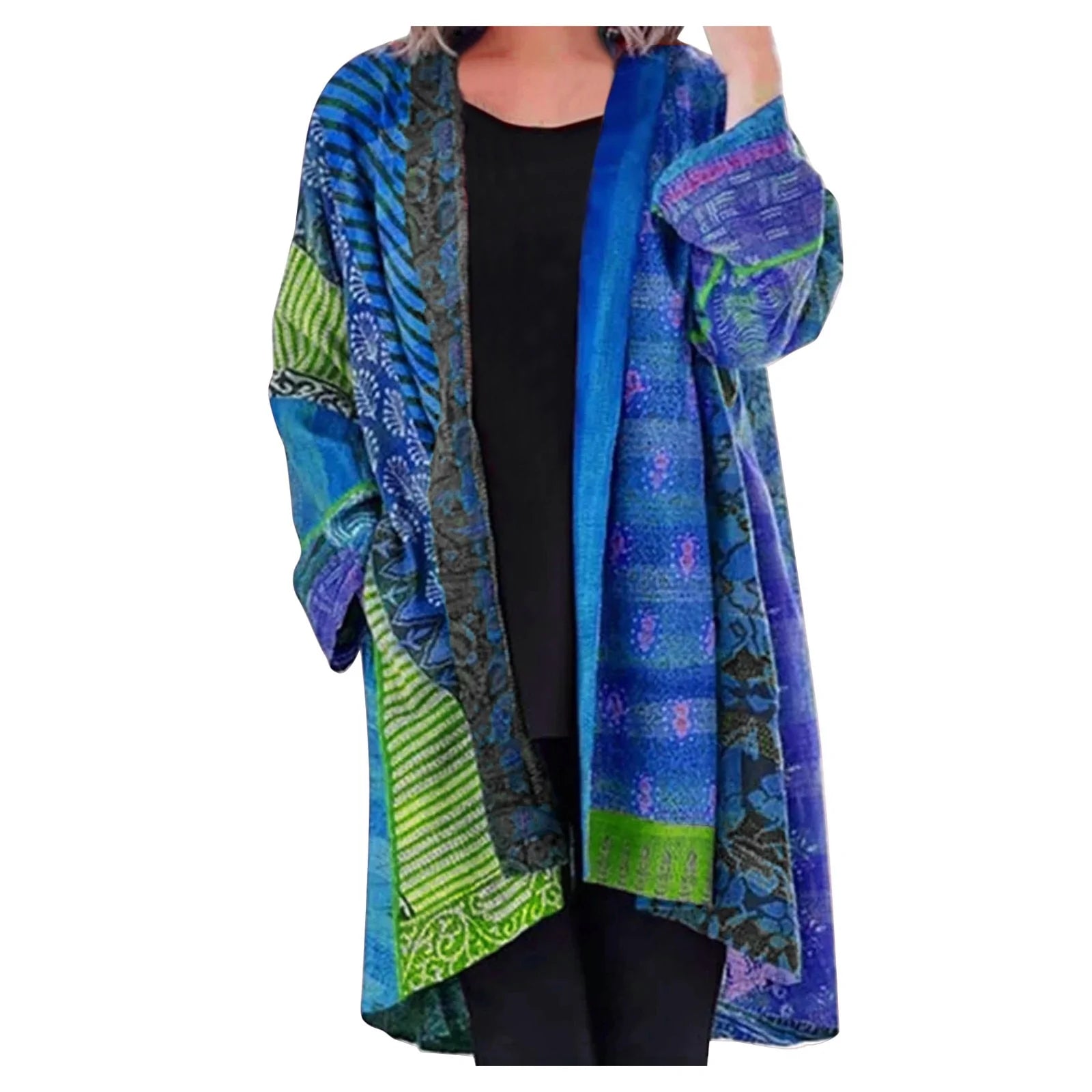 Lily – Elegante lange mouw cardigan met zak en relaxte pasvorm