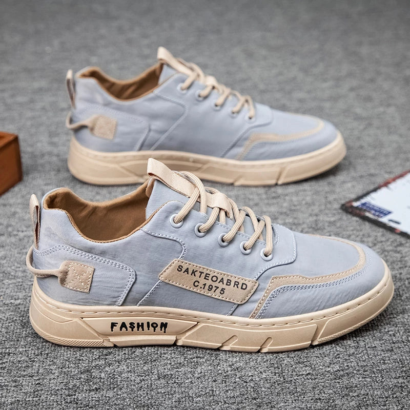 Mason - Stijlvolle lage sneakers met vetersluiting en dikke zool