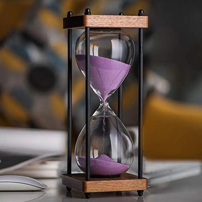 TempoGlass – Stijlvolle 60 minutentimer met visuele flow voor tijdregistratie en focus
