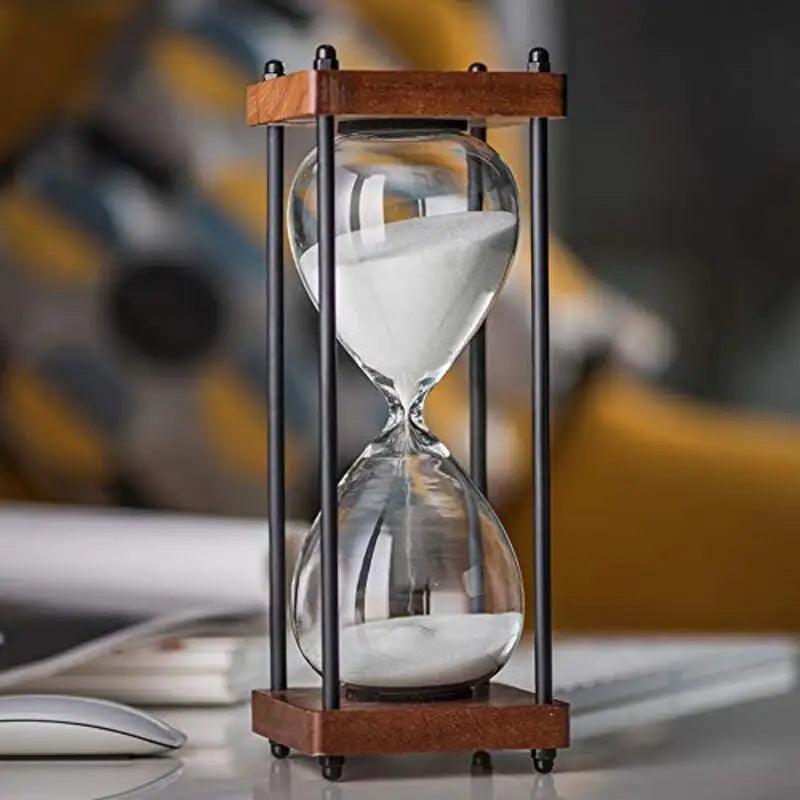 TempoGlass – Stijlvolle 60 minutentimer met visuele flow voor tijdregistratie en focus
