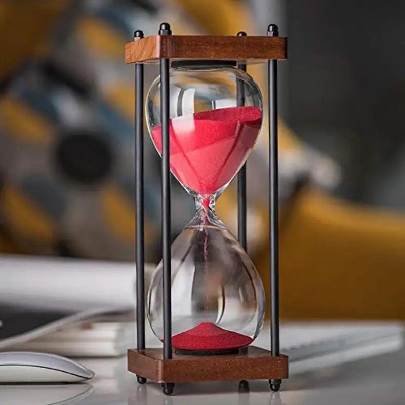 TempoGlass – Stijlvolle 60 minutentimer met visuele flow voor tijdregistratie en focus