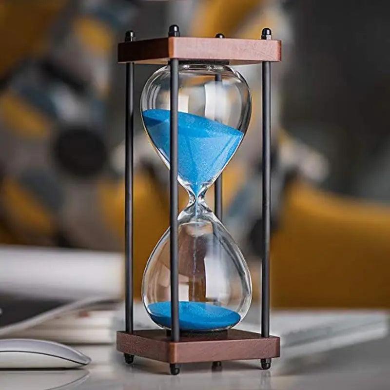 TempoGlass – Stijlvolle 60 minutentimer met visuele flow voor tijdregistratie en focus