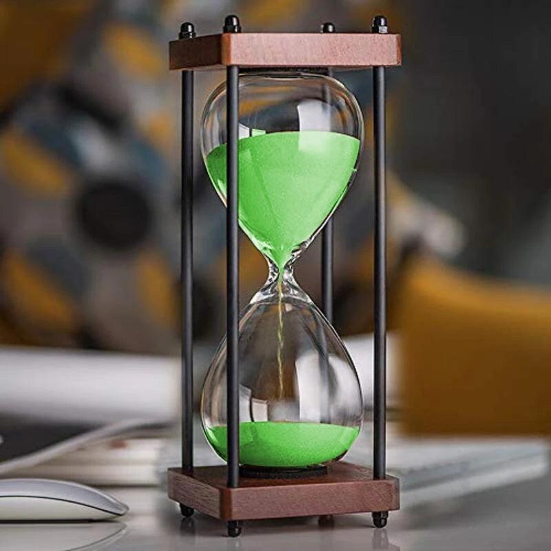 TempoGlass – Stijlvolle 60 minutentimer met visuele flow voor tijdregistratie en focus