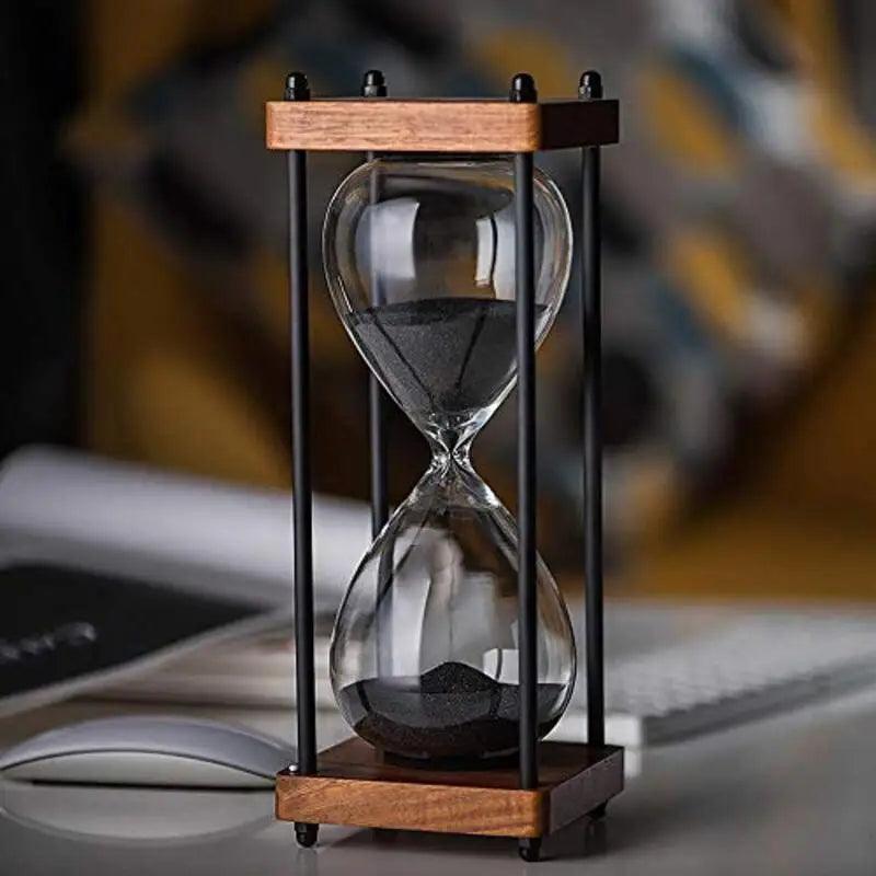 TempoGlass – Stijlvolle 60 minutentimer met visuele flow voor tijdregistratie en focus