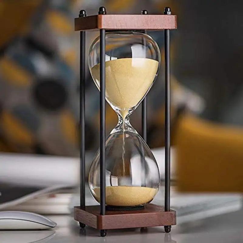 TempoGlass – Stijlvolle 60 minutentimer met visuele flow voor tijdregistratie en focus