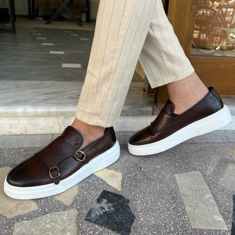 Laurent - Elegante Slip-On Schoenen met Klassiek Gesp Detail