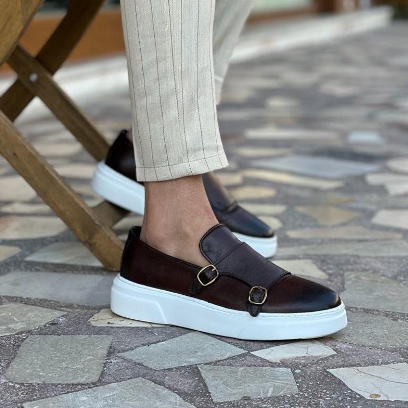 Laurent - Elegante Slip-On Schoenen met Klassiek Gesp Detail