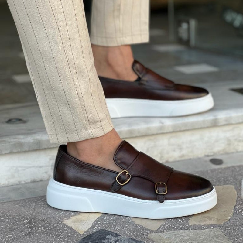 Laurent - Elegante Slip-On Schoenen met Klassiek Gesp Detail