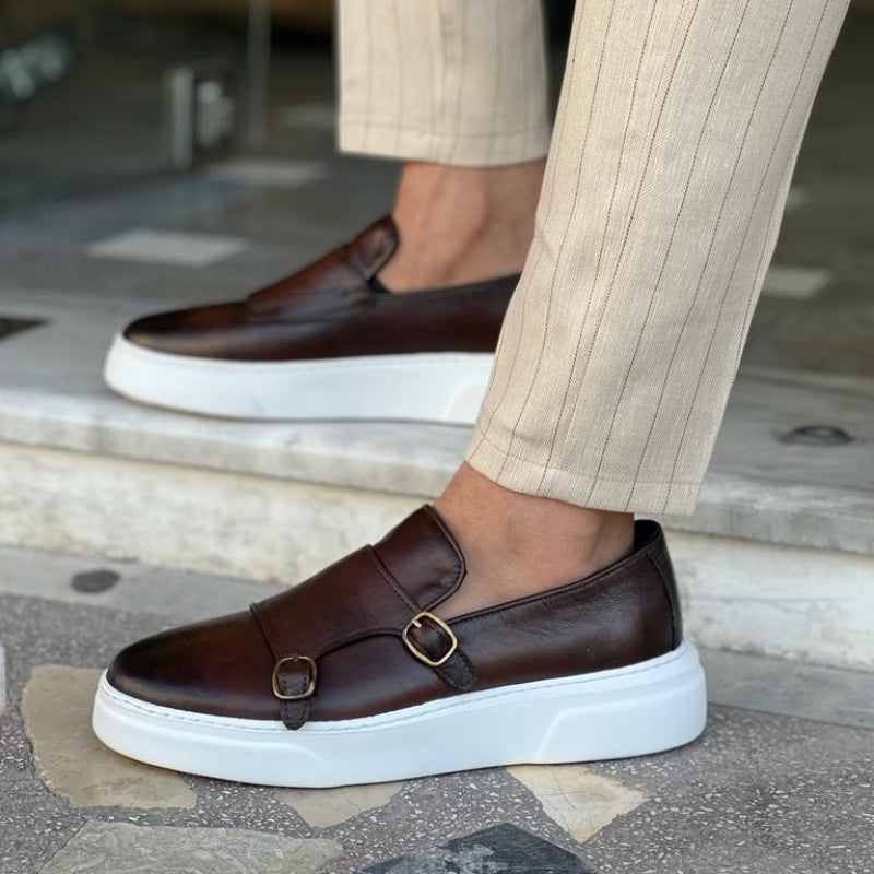 Laurent - Elegante Slip-On Schoenen met Klassiek Gesp Detail