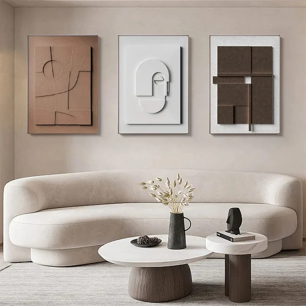 VisionCraft - Geraffineerde abstracte kunstdecoratie voor inspirerende thuisruimtes
