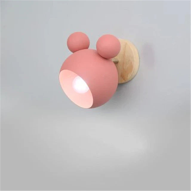 CharmGlow - Knusse Mickey Mouse Wandlamp voor kinderkamers
