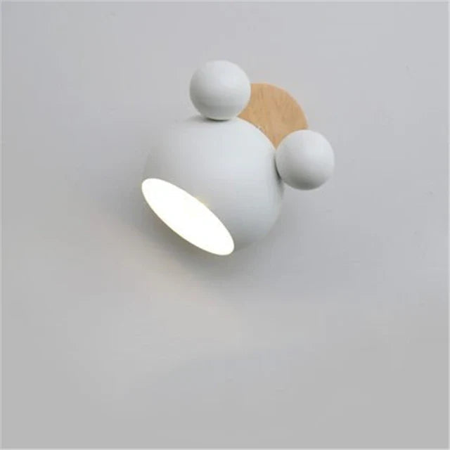 CharmGlow - Knusse Mickey Mouse Wandlamp voor kinderkamers