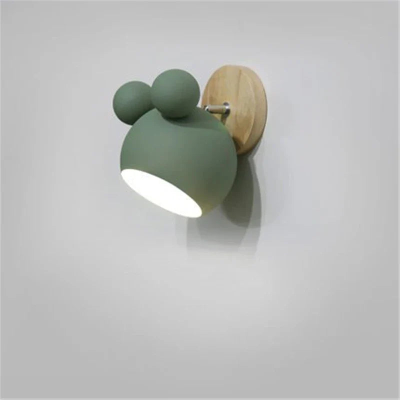 CharmGlow - Knusse Mickey Mouse Wandlamp voor kinderkamers
