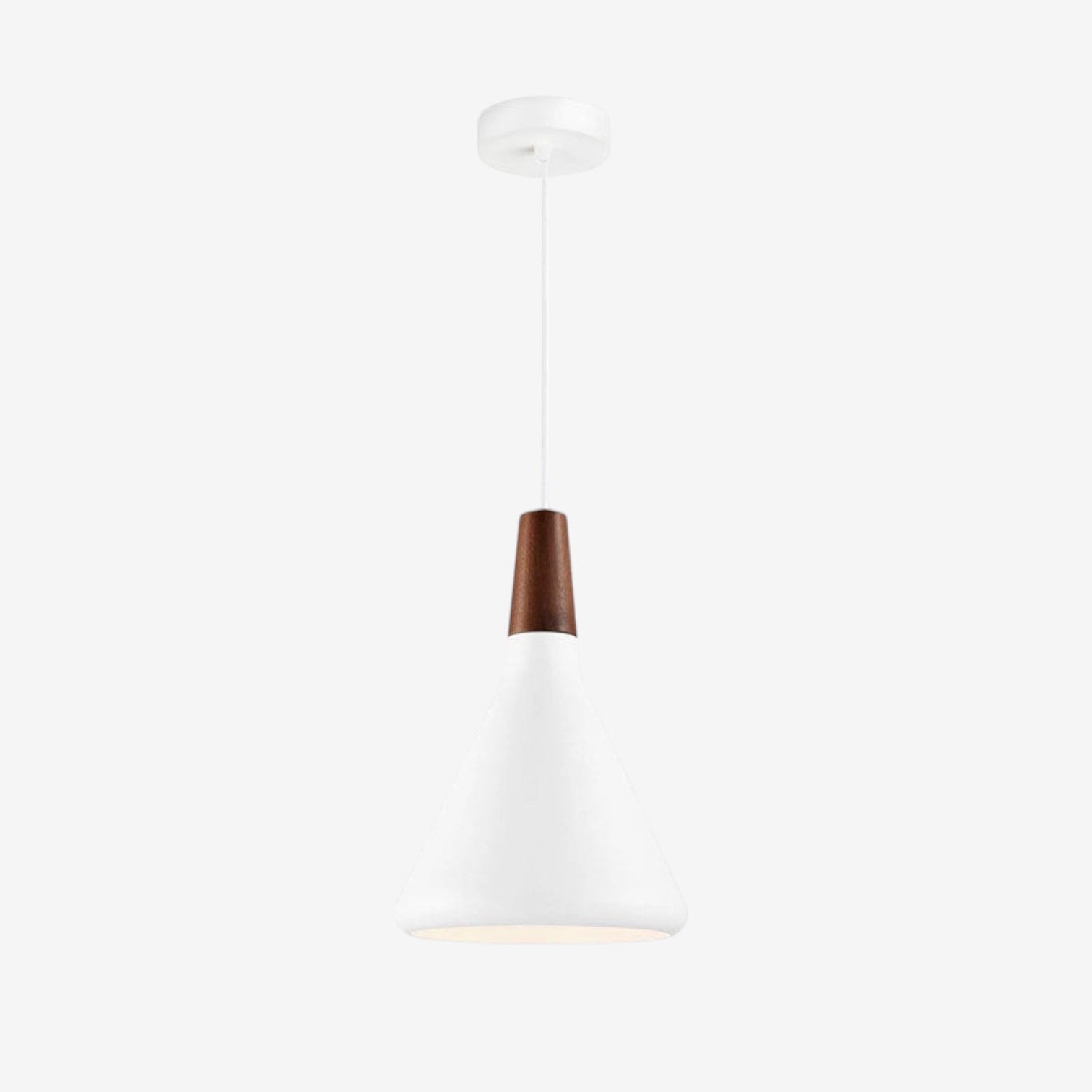 LumaNord – Hanglamp met IJzeren en Houten Kap
