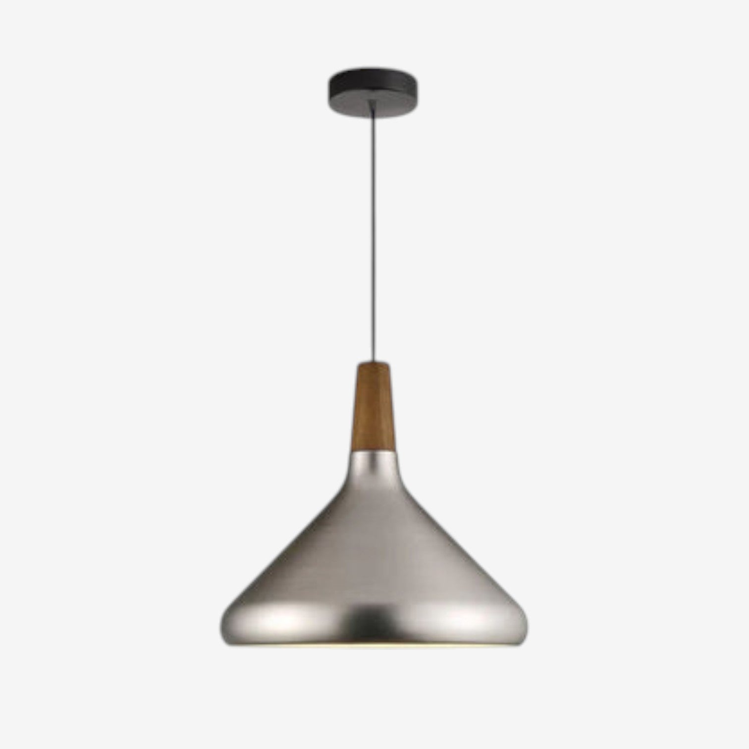 LumaNord – Hanglamp met IJzeren en Houten Kap