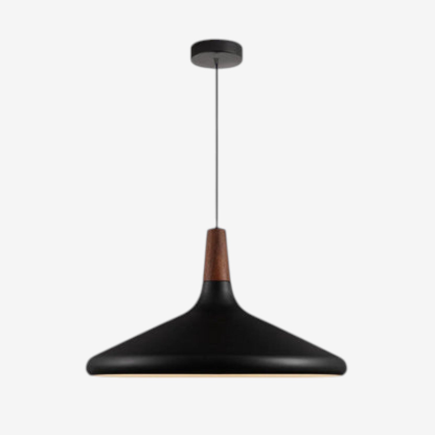 LumaNord – Hanglamp met IJzeren en Houten Kap