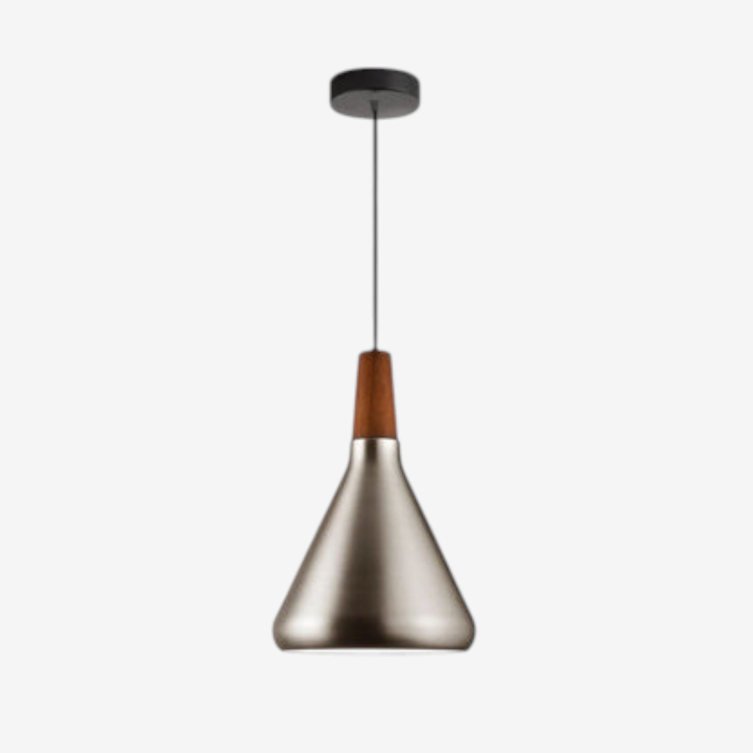 LumaNord – Hanglamp met IJzeren en Houten Kap