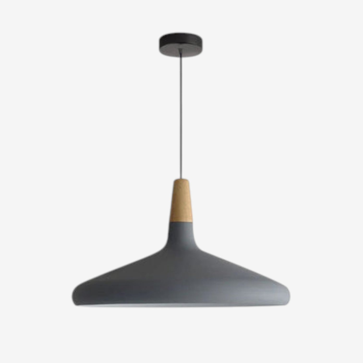LumaNord – Hanglamp met IJzeren en Houten Kap