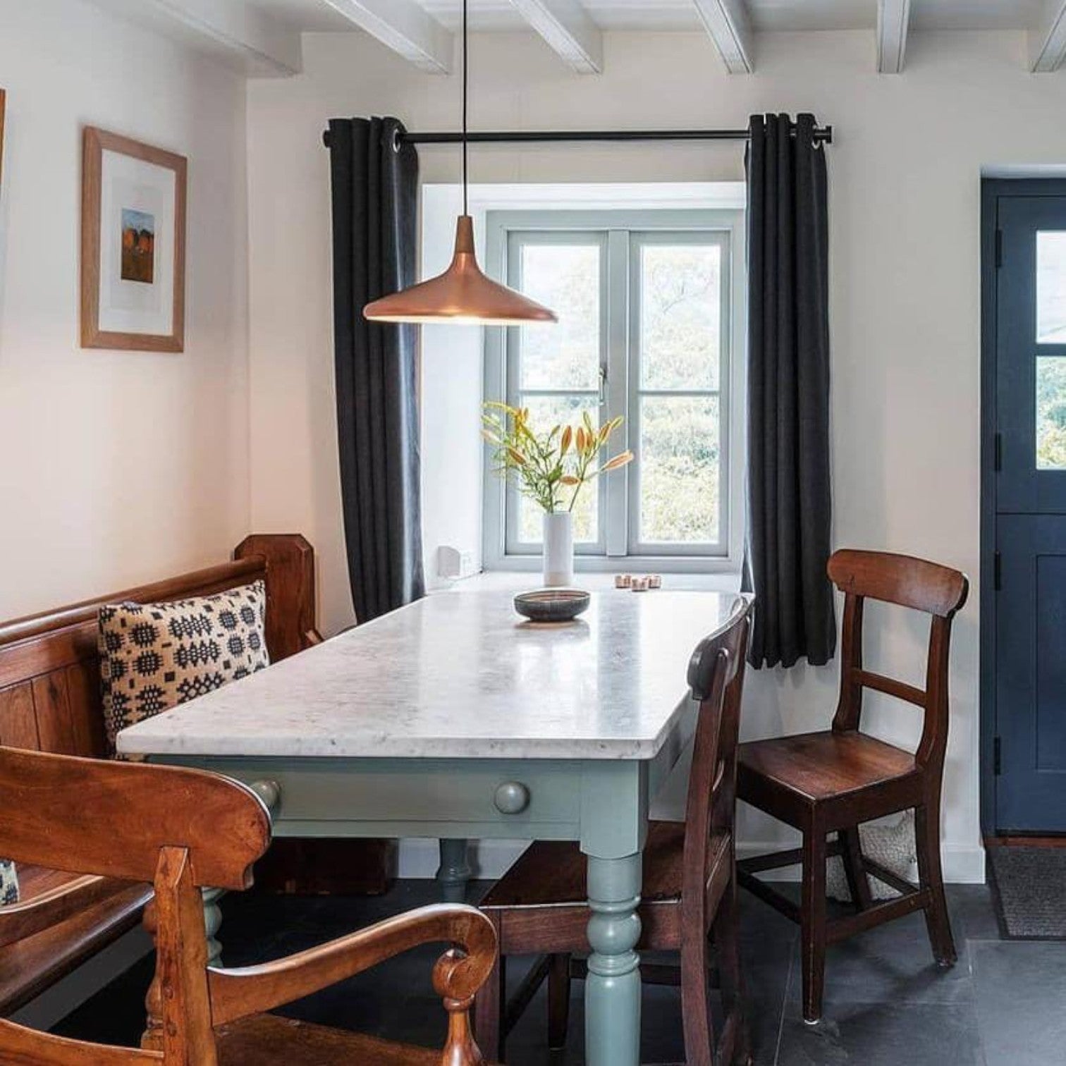 LumaNord – Hanglamp met IJzeren en Houten Kap