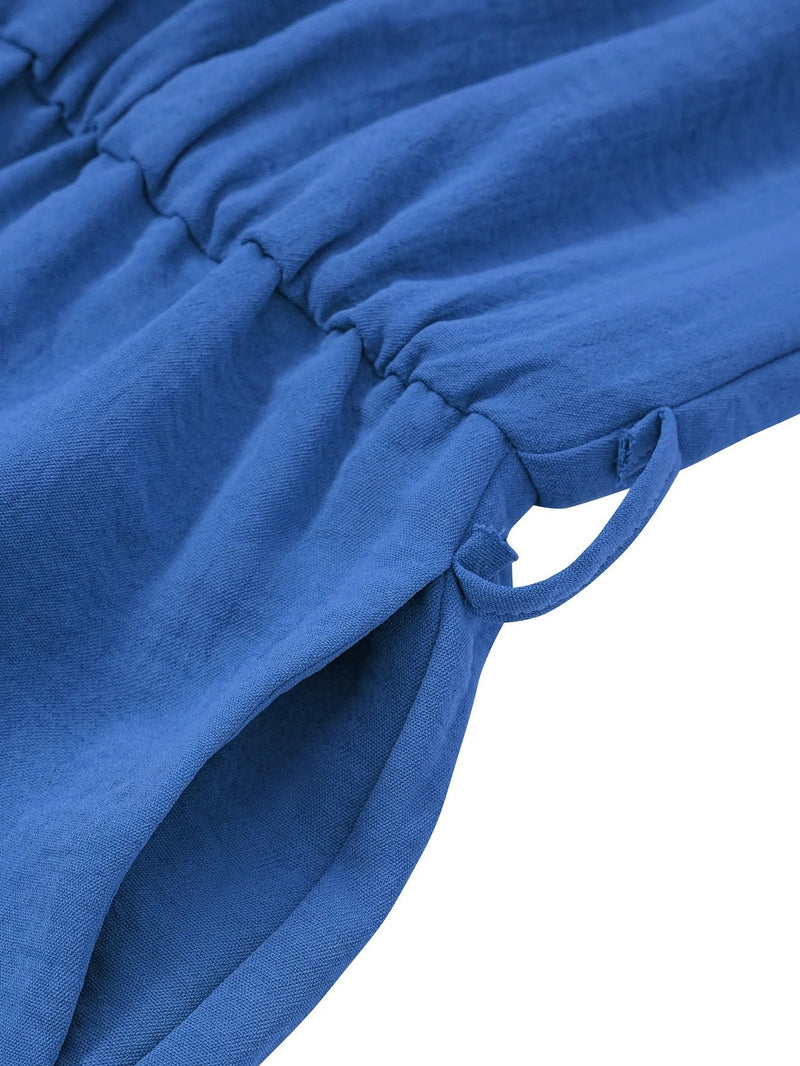 Elara - Chique mouwloze romper met een flatterende tailleband
