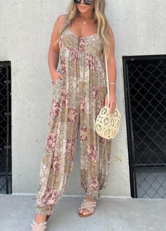 PrintSplash™ - Halter Chique jumpsuit