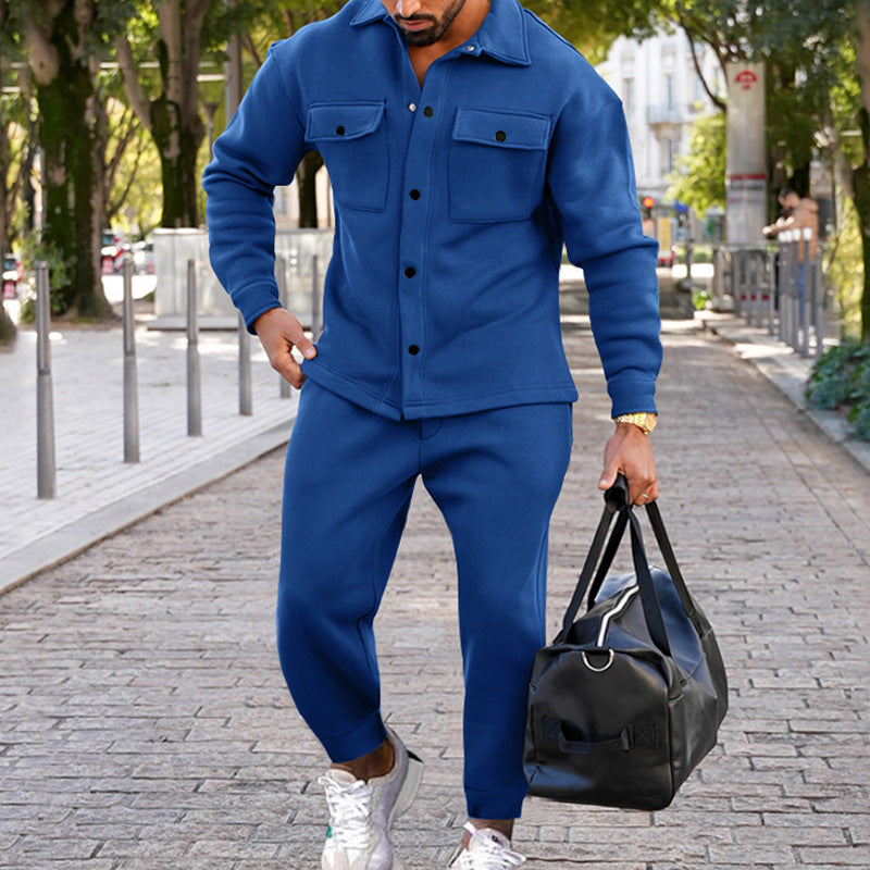 Gavin - Getailleerde tweedelige set met relaxte broek en moderne pasvorm