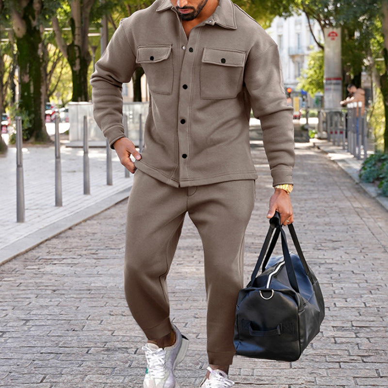 Gavin - Getailleerde tweedelige set met relaxte broek en moderne pasvorm