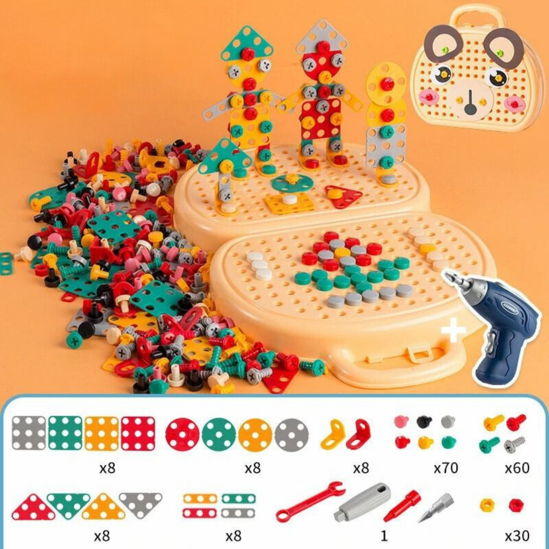 SkillMaster - Creatieve gereedschapsset voor kinderen om te bouwen en te ontdekken