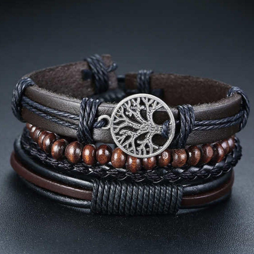 George - Vintage levensboomarmband symboliseert groei, kracht en overvloed