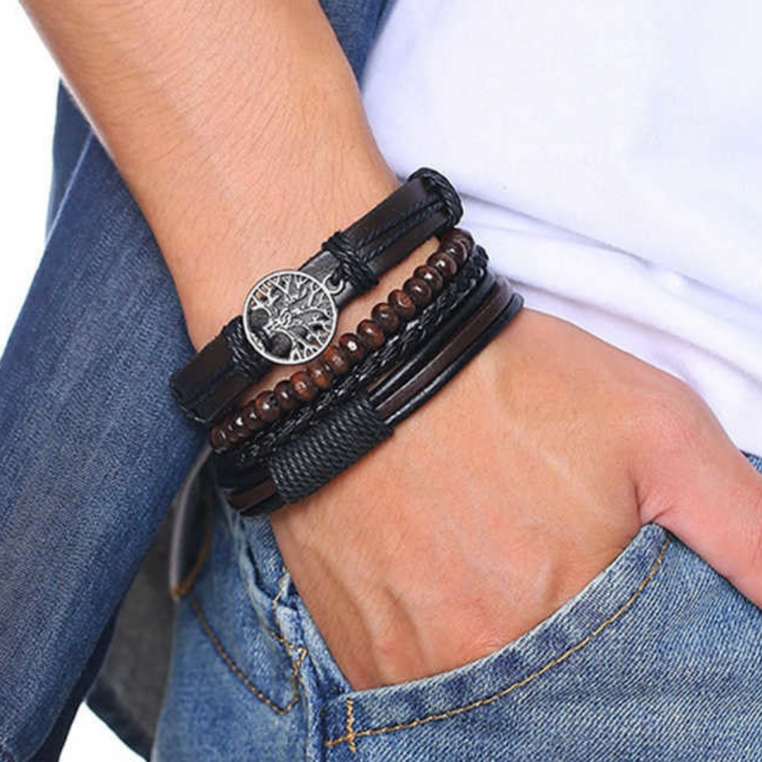 George - Vintage levensboomarmband symboliseert groei, kracht en overvloed