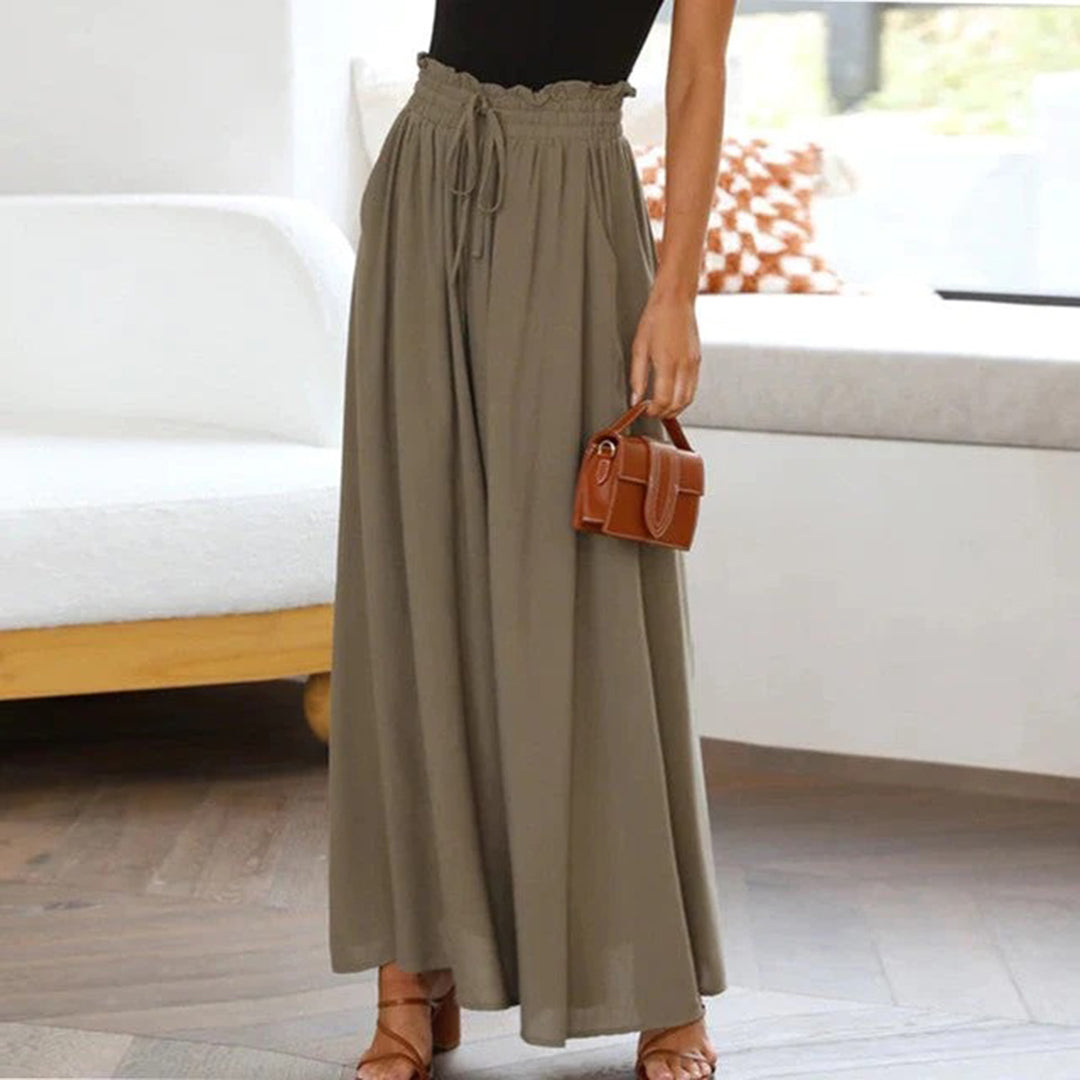 Greta - Chique en comfortabele lange rok met hoge taille