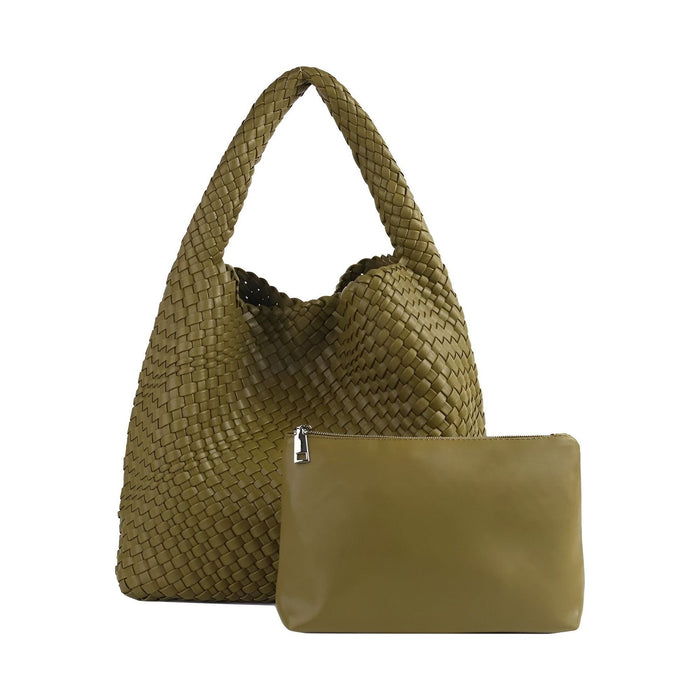 Laura - Stijlvolle handgeweven schoudertas met ruim design