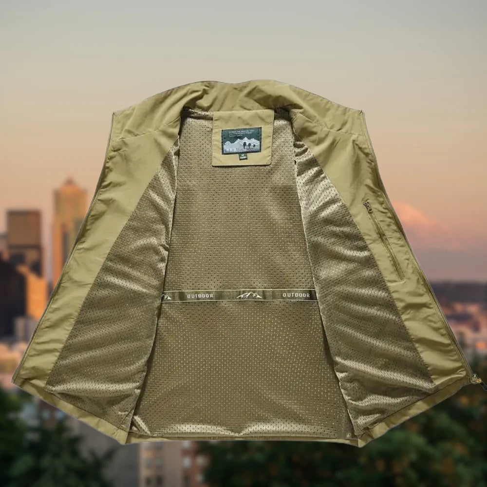 Harry - Casual vest met omgeslagen kraag voor een gepolijste look