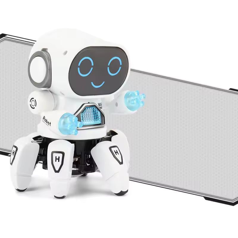 DynaBot - Op afstand bestuurbare dansende robot met muziek en licht