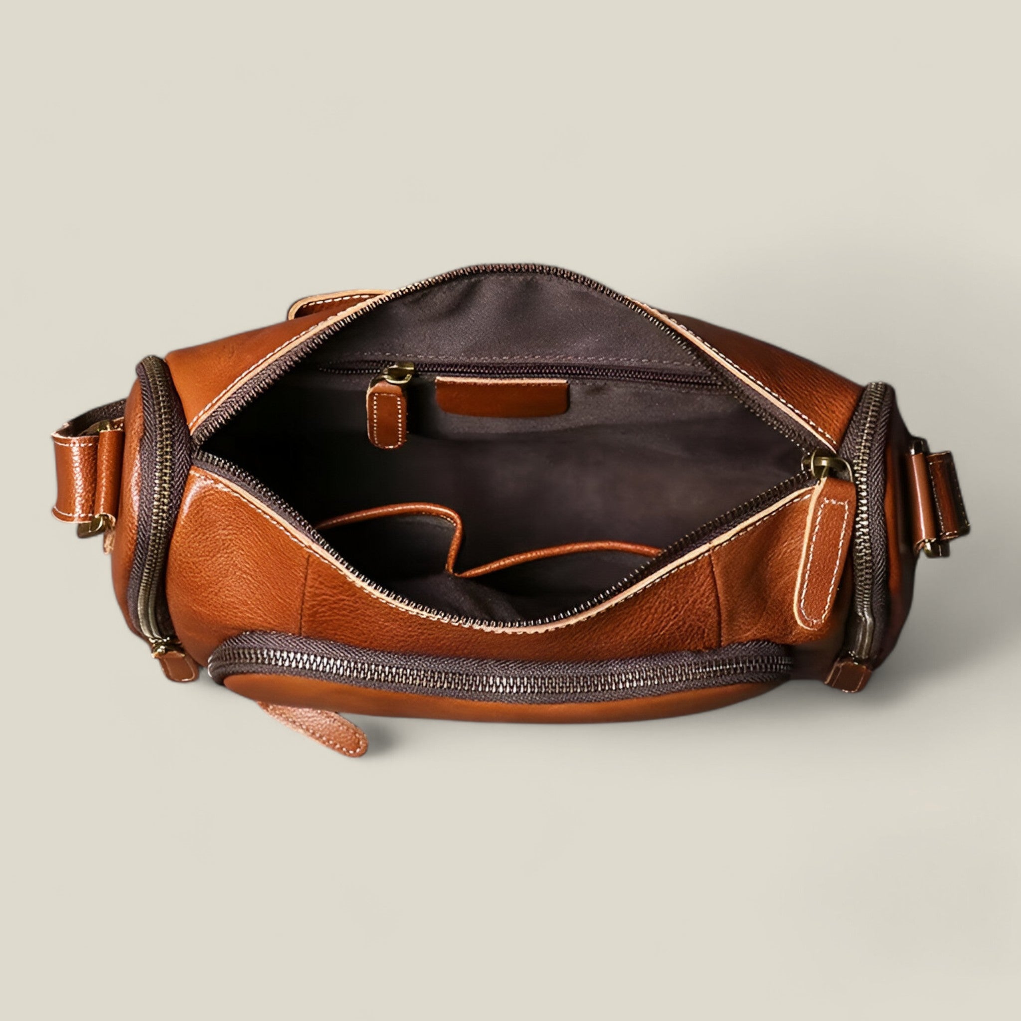 Benjamin - Klassieke vintage crossbodytas met compact ontwerp en tijdloze stijl