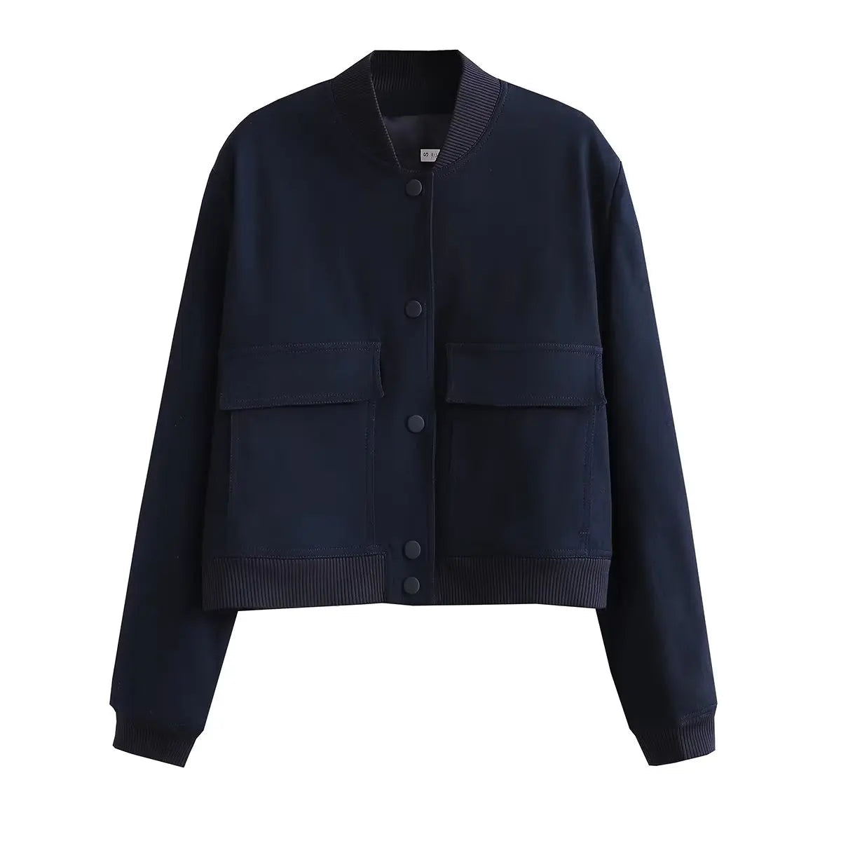 Anna - Trendy bomberjack met V-hals en handige zakken