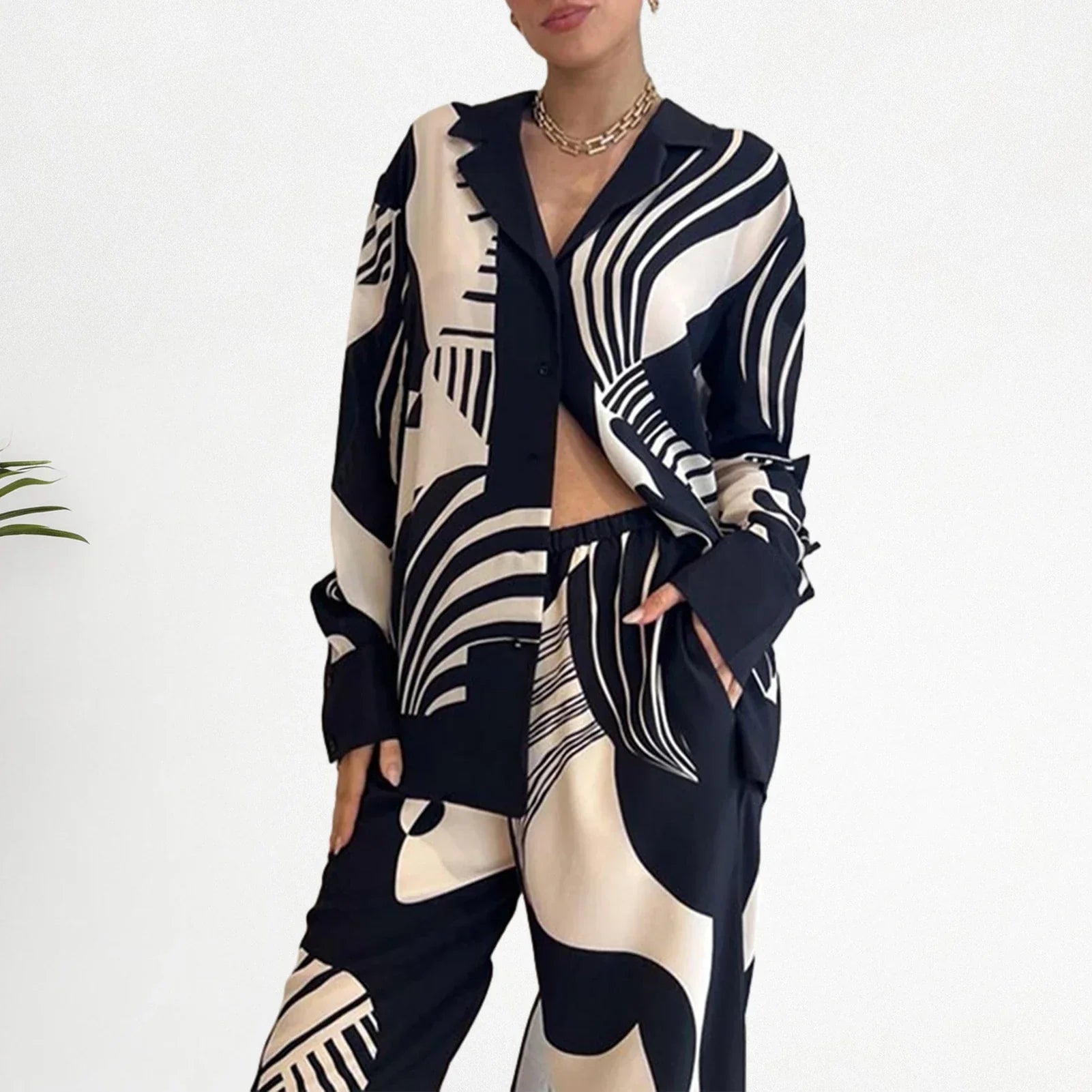 LuxeLapel™ - Chique Tweedelige Set