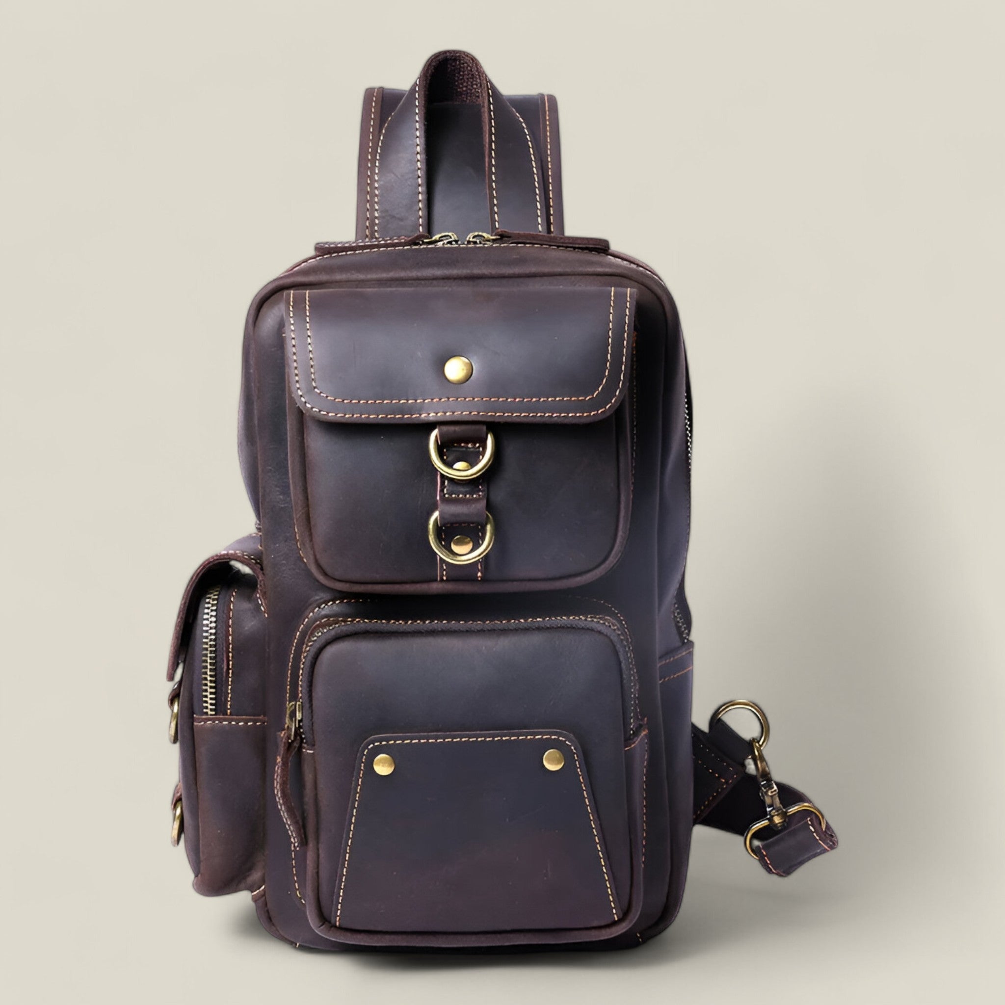 Joris - Vintage-geïnspireerde crossbodytas met ruim ontwerp en verstelbare band