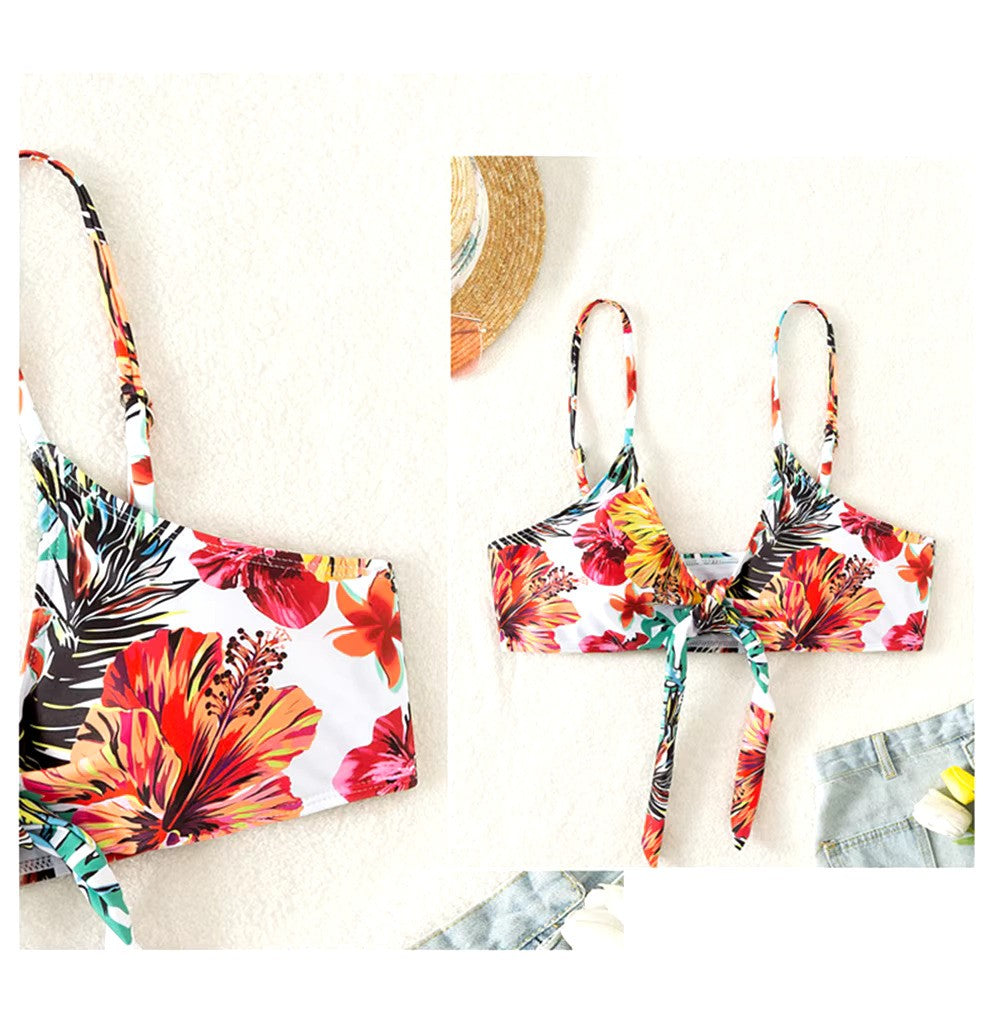 Zaria – Trendy bikiniset met hoge taille en stijlvolle cover-up