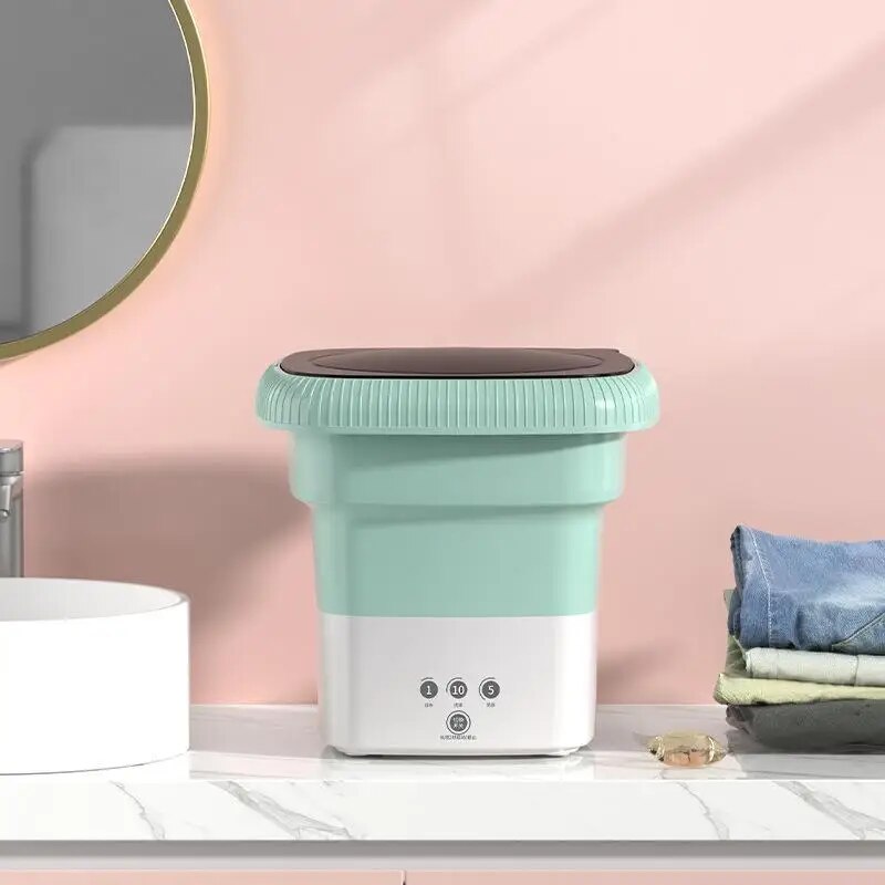 FlexClean - Draagbare opvouwbare wasmachine voor slim wassen