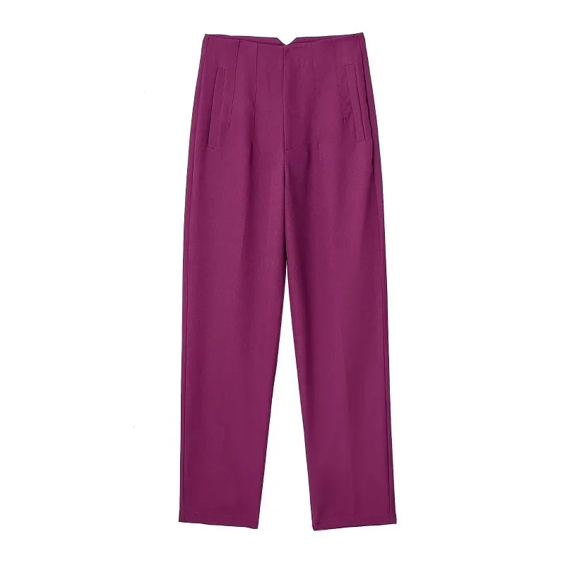 Elena - Sophisticated Slim Fit broek voor formele en smart-casual stijl