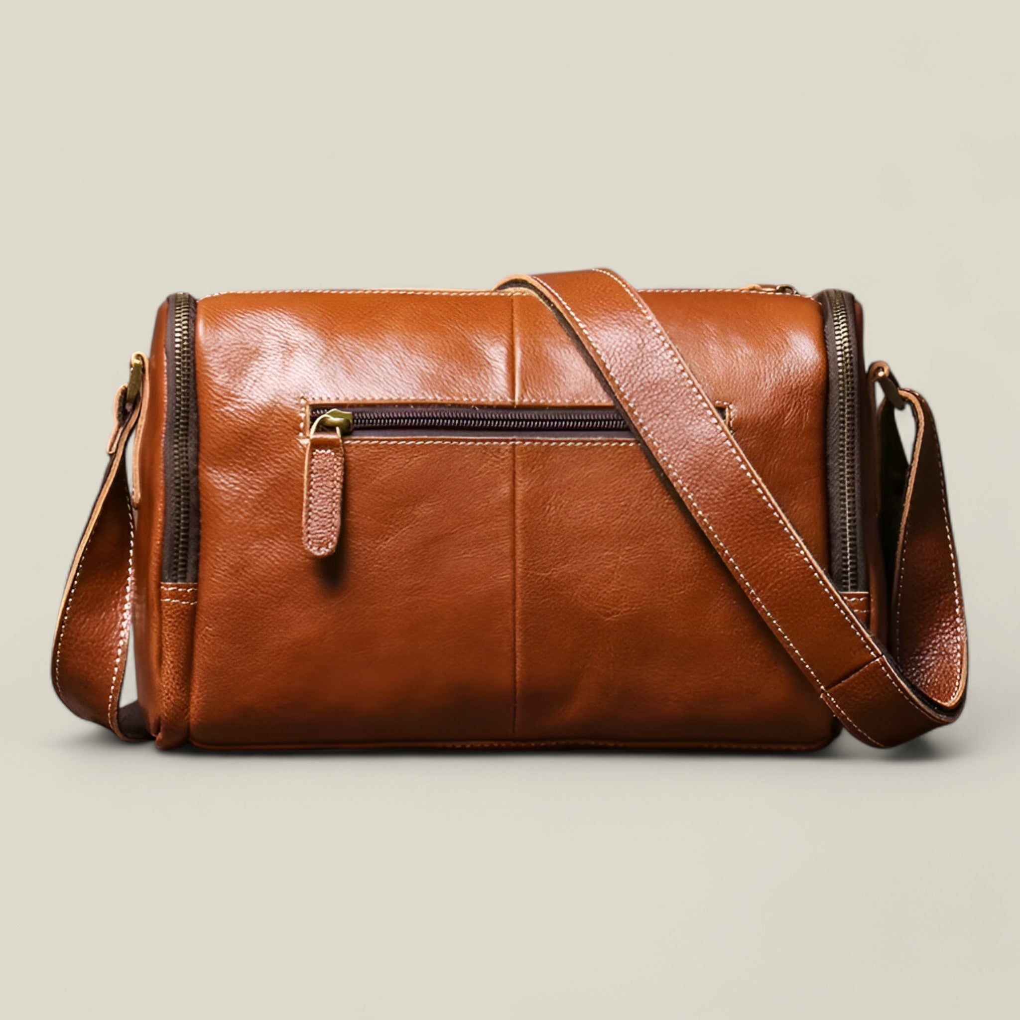Benjamin - Klassieke vintage crossbodytas met compact ontwerp en tijdloze stijl