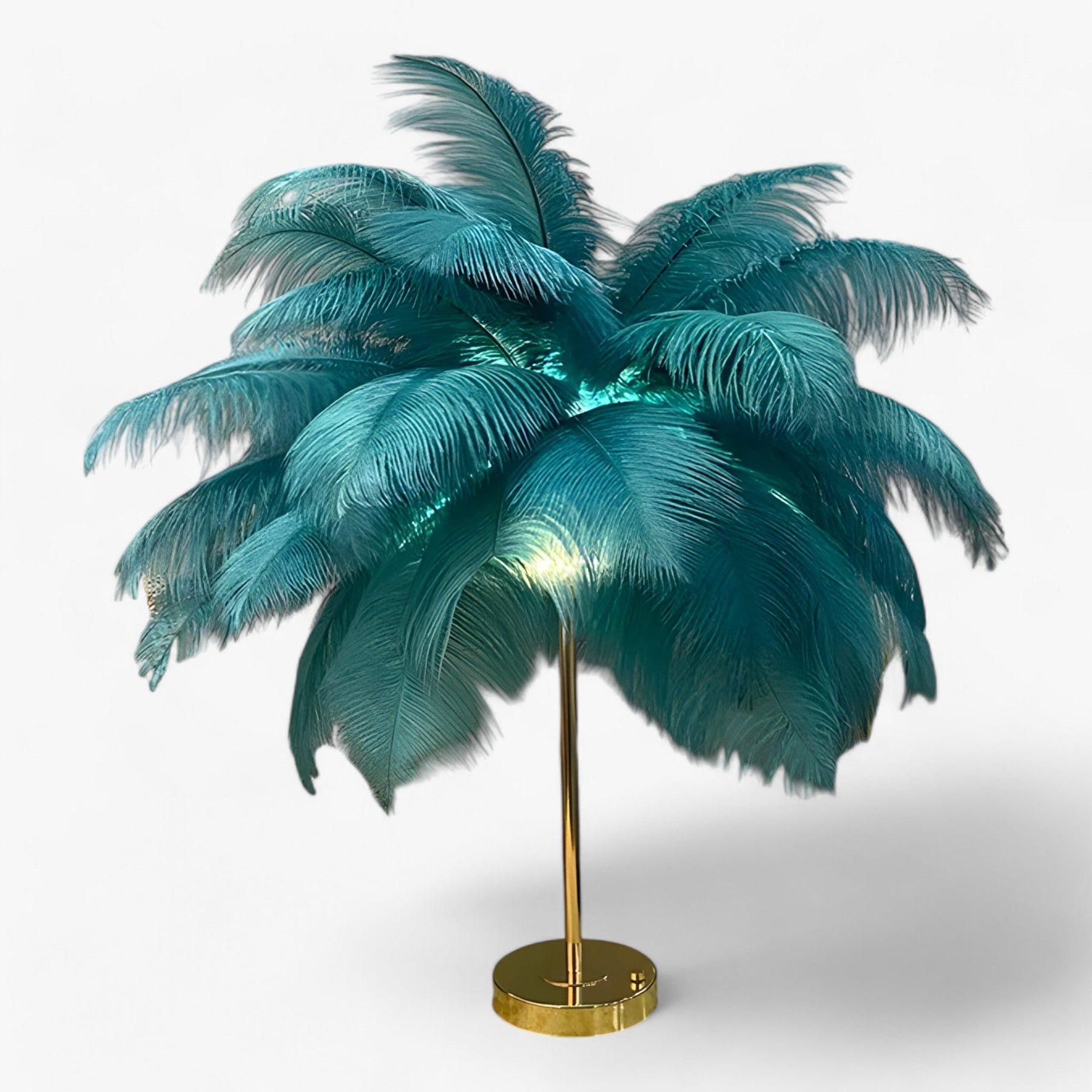 FeatherGlow - Door aanraking geactiveerde LED-lamp met elegante veren