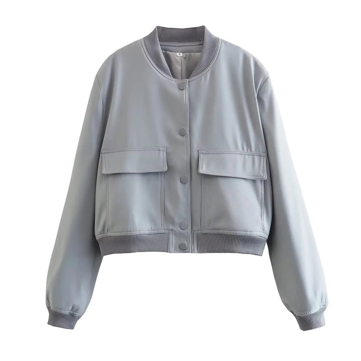 Anna - Trendy bomberjack met V-hals en handige zakken